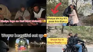 Pre-wedding ka part 2 Finally ho gayi pre-wedding shoot🥳❤️!!#shootvlog #dailyvlog 