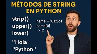 🔥 STRING METHODS in Python | strip(), upper(), lower(), index, and more explained easily