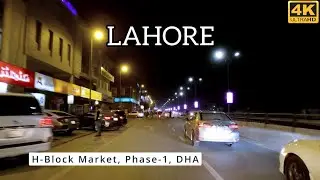 Lahore Night Drive | H-Block Market DHA Phase 1