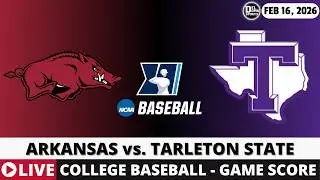 ARKANSAS VS TARLETON STATE LIVE ⚾ College Baseball Game Score Radio Play-by-Play