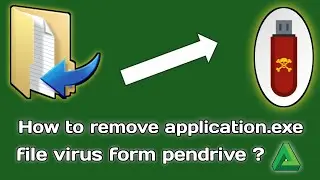 How to remove application.exe file virus form pendrive | Folder.exe | smadav antivirus | in hindi ??