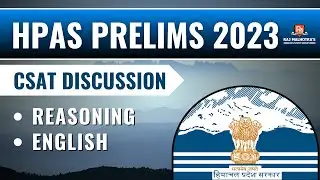 HPAS Prelims 2023 | CSAT Discussion | Reasoning | English |