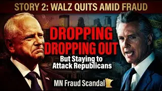 Tim Walz QUITS Governor Race But Staying to Attack GOP