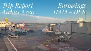 TRIP REPORT | Eurowings A320 (ECO) | Hamburg HAM - D&uuml;sseldorf DUS
