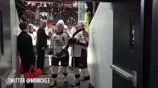 Fan heckles Brennan Othmann who responds w/ 