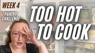 Struggling with MEALS in a heatwave / Pantry Challenge Week 4