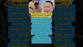 Hotman Paris Angkat Bicara Mengenai Kontroversi Uang Donasi Agus Salim‼️#fyp #agussalim #hotmanparis
