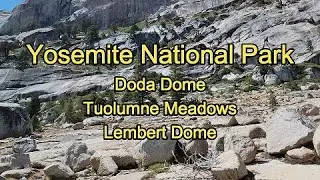 P8 - Yosemite National Park - Doda Dome, Tuolumne Meadows, Lembert Dome