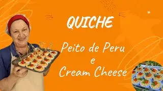 Receita de Quiche de Peito de Peru com Cream Cheese | Simples e Saborosa