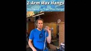 Rock Climbing Hangboard Two-Hand Max Hang Protocol