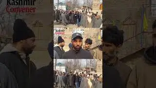 Farmers Protest in Nowgam, Demand Immediate Desilting of Canal