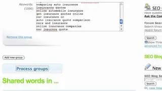 SEO Book Keyword List Comparison Tool