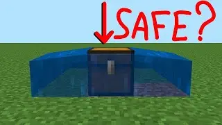 can waterlogged chest save me from fall damage?