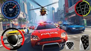 Police Car Chase Simulator 3D Game - Real Cop Cars Driving Simulator 2025 - Android GamePlay