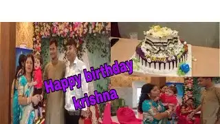Happy birthday Krishna 🎂🎉🎈🎀❤️#vlog