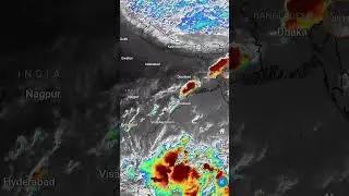 Live Satellite Image.Activities in parts of Western ghats,NE, Bangladesh and Odhisha