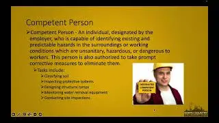 OSHA Excavation Competent Person Training