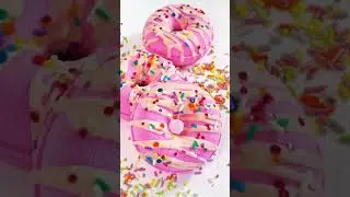 Handcrafted Strawberry Lemonade Donut Bath Bomb | Nature's Natural Lather DIY