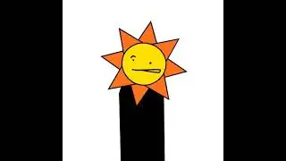 Sprunked pre-demo Mr sun animation #sprunki #sprunkiincredibox #animation