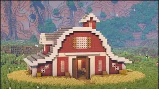 Como Fazer um Celeiro e Farm de Comida | Minecraft Java & Bedrock | Tutorial ‹ Darck ›