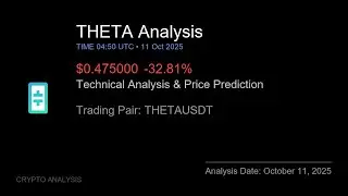 THETA (THETAUSDT) Technical Analysis - Price Prediction & Buy or Sell October 11, 2025