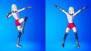 Fortnite LEXA SKIN with All my Fortnite Dances & Emotes!