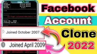 How To Clone Old Facebook Account | Facebook Account Clone Kaise Kare 2022 | Fb New Cloning Command