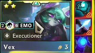 Ornn items into Infusion Augment 6 Emo Vex ⭐⭐⭐  | 6 EMO 4 Executioner Vex 3 Star  TFT SET 10