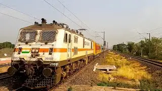 130 kmph Strom attack Asansol - Howrah Agnibina special Furious skipping madhusudanpur station