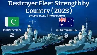 Destroyer Fleet Strength by Country (2023) Online Data Information