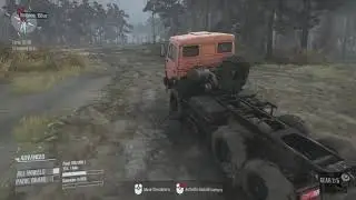 Spintires: Mudrunner (Full play, Island, hardcore)