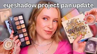Eyeshadow Project Pan Update #1: learning what colors I DON'T like...