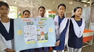 Awareness to promote Made In India(Swadeshi) products through Vocal for Local slogan.Chakadal H.S .