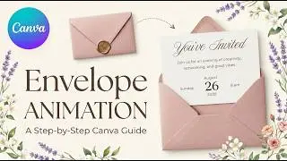 How to Create an Animated Envelope Invitation in Canva