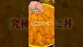 うに専門店世壱屋 小樽運河店 でうに丼食ってきた👍 ​⁠@世壱屋 #小樽 #グルメ #小樽グルメ #うに丼