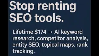2025 Best SEO Software only $174 One time Payment
