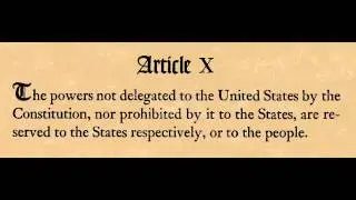 Bill of Rights Common Law Explained 10th Article