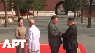 WATCH | Pakistan PM Sharif Moves Ahead of Kim Jong-un to Shake Hands with Xi Jinping | APT