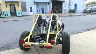 Electric Sandrail acceleration test in first gear with passenger.