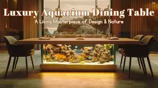 Luxury Aquarium Dining Table &ndash; A Living Masterpiece of Design & Nature