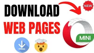 How to Download Web Pages on Opera Mini Browser