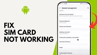 How to Fix Sim Card not Working on Android