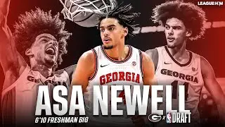 Asa Newell Georgia Highlights | Atlanta Hawks No. 23 pick | 2025 NBA Draft