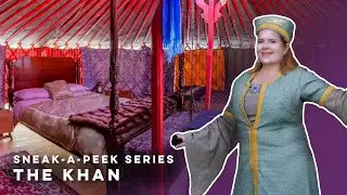 the KHAN  (yurt) at Good Knights Medieval Encampment