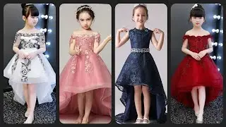 Kids gown designs 2020 || Latest high low gown designs for kids girls