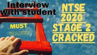 NTSE 2020 CRACKED #INTERVIEW WITH STUDENT #ACHIEVEMENT2020 #VVNASSANDH
