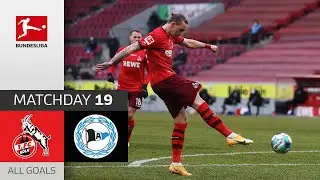 Wolf's first goals help K&ouml;ln climb the table | FC K&ouml;ln - Bielefeld | 3-1 | All Goals | Matchday 19