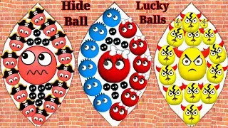 👹 Hide Ball brain teaser games 🥰 - save the bee & dogs 🆚 Draw to Smash puzzle 2048 Gameplay part 22