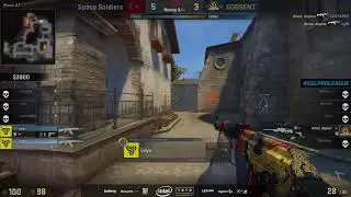 disco doplan ACE with 1vs4 clutch vs Space Soldiers