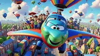 Sky Train Adventure |nurseryrhymes  🌈 #kids #kidssong&nbsp; #kidspoem&nbsp; #poemsforkids #poems&nbsp; #learning